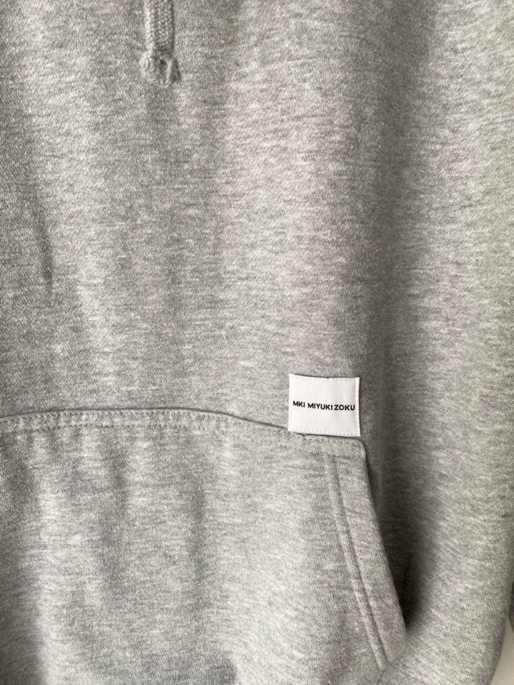 MKI MIYUKI ZOKU Sweatshirt Men’s Medium Grey Logo Hoodie Streetwear - Picture 2 of 8